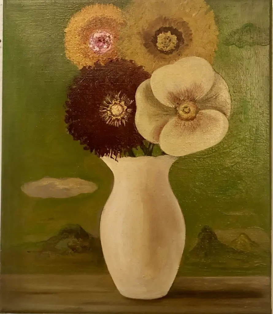 Green Dream by Jane Smaldone oil on linen 14" x 12" 2007