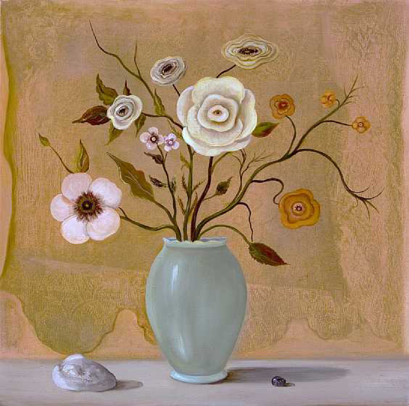 Still Life with Secret - oil on canvas, 24 x 24 inches, 2011